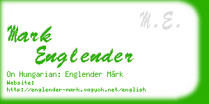 mark englender business card